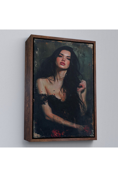 Limitless Ξύλινο Πλαίσιο Bohemian Γυναικείο Πίνακας-7960