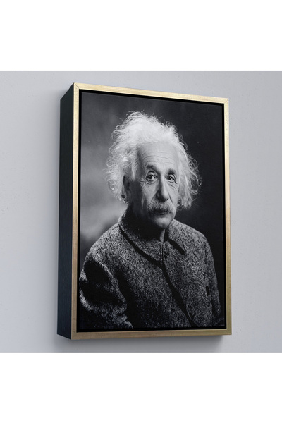 Oxyteez Pictură Albert Einstein cu cadru din lemn-7845