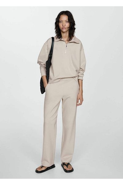 MANGO Woman Jogger pants with pockets