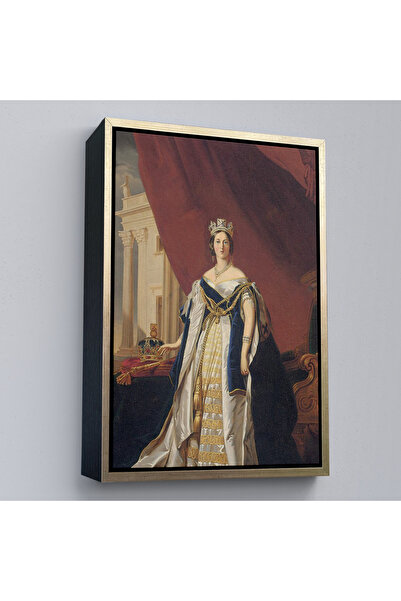 N NOXXO Franz Xaver Winterhalter cu cadru din lemn - Pictură Regina Victoria - Regina Victoria-8039