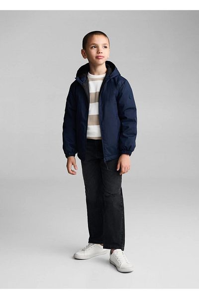 MANGO Kids Άνετο Anorak με κουκούλα