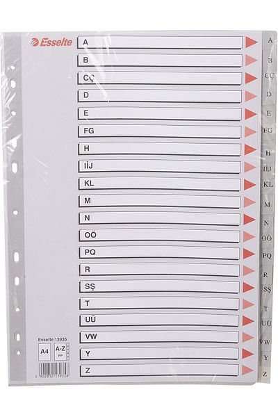 STOREMAX A4 Gray Alphabetic Separator Jvnnshop 13935 646268