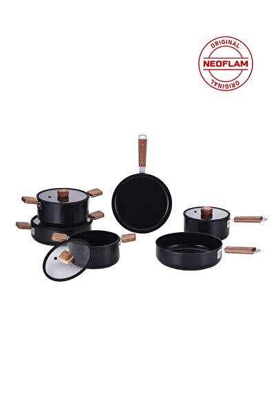 NEOFLAM Bıen Alüminyum Döküm Tencere Seti, 10 Prç