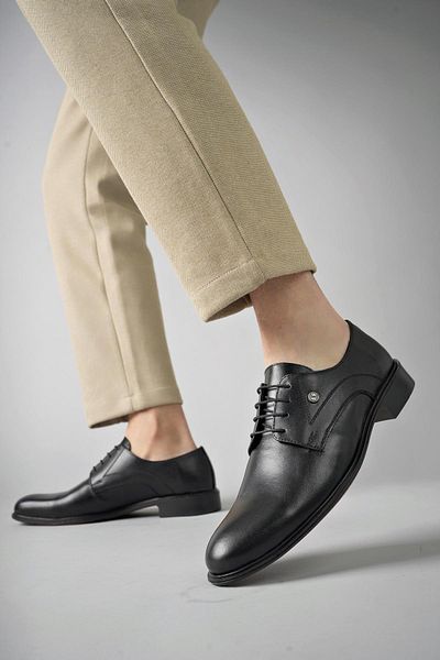 MUGGO H0143 Εγγυημένα Ανδρικά Καθημερινά Κλασικά Γνήσια Δερμάτινα Παπούτσια