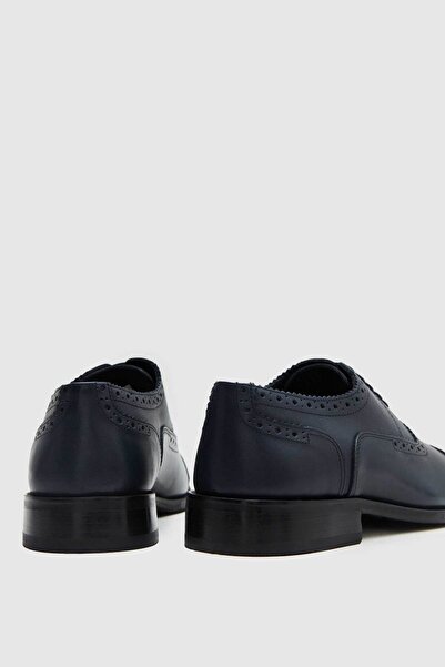 D'S Damat Ds Damat Lacivert Hakiki Deri Ayakkabı