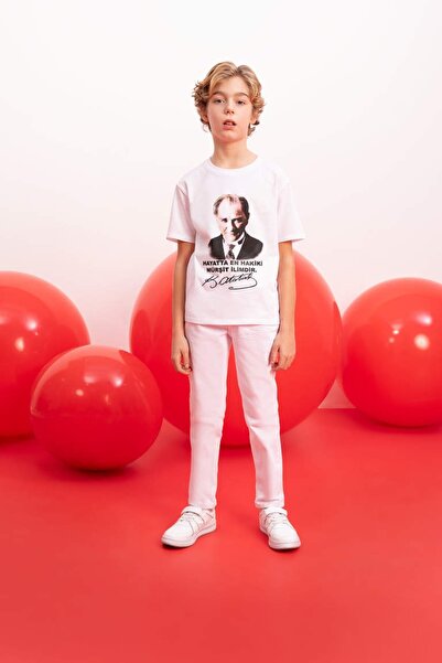 DeFacto Dečije farmerke B5616a8/wt32 prljavo bele