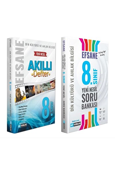 Ddy Yayınları DDY YAYINLARI 8.Sınıf Din Kültürü ve Ahlak Bilgisi Efsane Akıllı Defter + Soru Bankası
