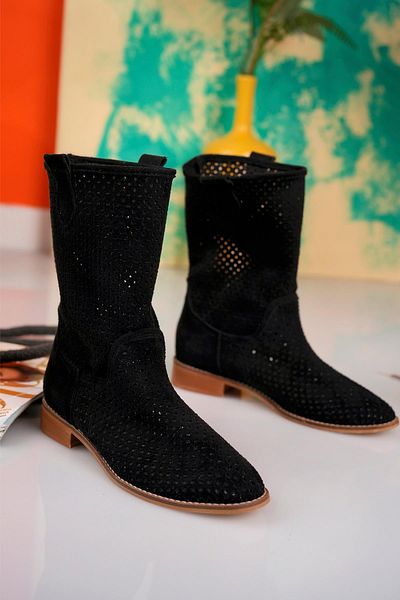 MUGGO Rio Guaranteed Women's Laser Cut Stylish and Comfortable Summer Boots