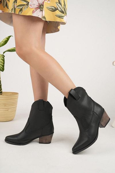MUGGO Cowboy Guaranteed Women's Stylish and Comfortable Winter Heeled Boots