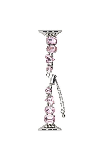 Redclick سوار ساعة ابل 7 8 41 ملم ريد كليك KRD-115 بتصميم نسائي مرصع بالأحجار الكريمة