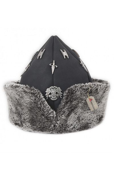 Hediyeleşin BURK, HEART, Traditional Kayi Alpine Hat, Black - 2015