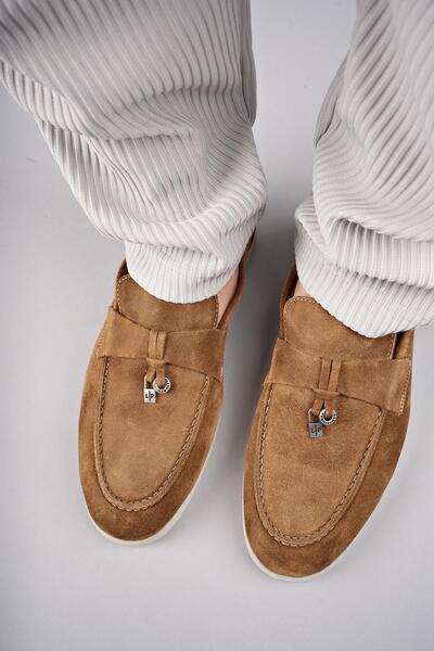 MUGGO Leonardo Garantovaná pánská denní klasická přezka z pravé kůže Pohodlné ortopedické boty bez tkaničky