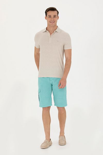 U.S. Polo Assn. Мъжки ментови тъкани къси панталони 50263843-vr090