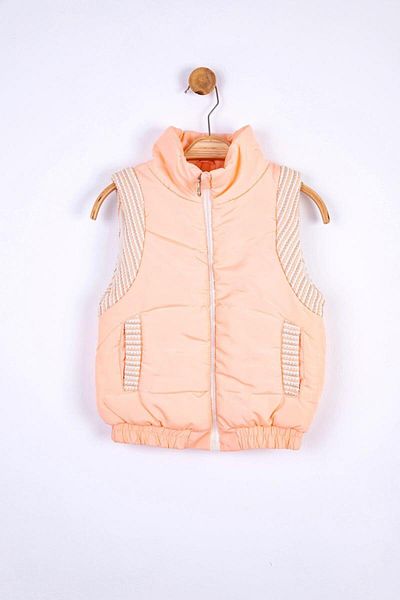 nk kids 04-08 години, елек за момичета, цвят сьомга
