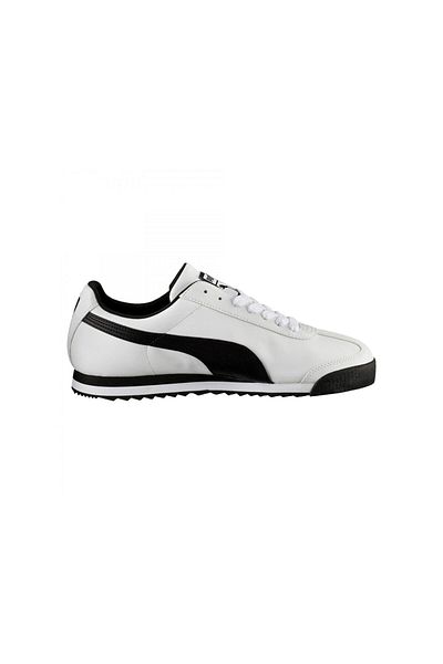 Puma Ρώμη Basic 353572 -04 Unisex Sneakers - Λευκό και Μαύρο