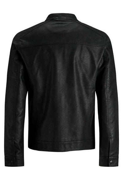 Jack & Jones Мъжко кожено палто и яке Jjewarner Jacket Noos - 12182461 Черно