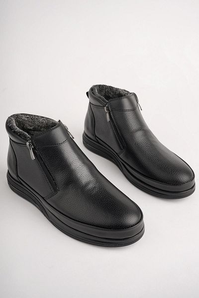 MUGGO Ανδρικές μπότες DAVİLA Garanted Shearling - Διπλό φερμουάρ