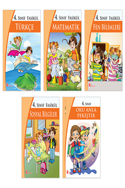 Ata Yayıncılık 4. Sınıf Fasikül 5'li Set (Türkçe-Matematik-Fen Bilgisi-Sosyal...