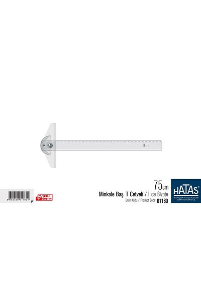 HATAS Minkale (MOVABLE) Riglă T din plastic cu cap 75 cm / 01180