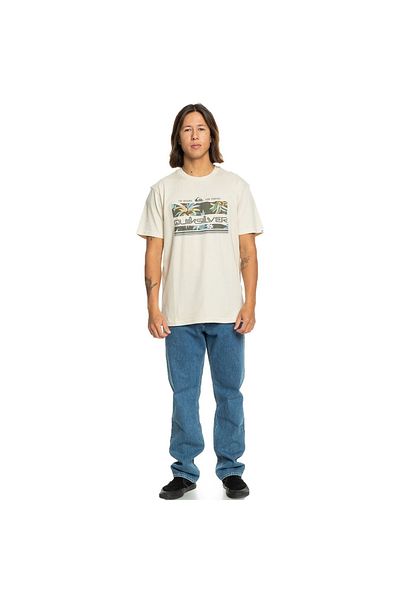 Quiksilver Ανδρικό μπλουζάκι Tropical Rainbow Ss Quiksilver EQYZT07679-11492 BIRCH
