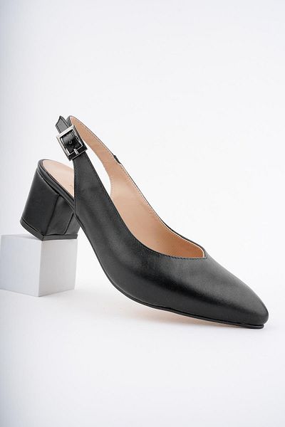 MUGGO W0711 Garantat pentru femei cu spatele deschis, stil clasic de zi cu zi, Pantofi cu toc elegant și confortabil