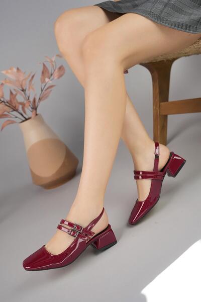 MUGGO Dámské neformální boty na krátkém podpatku Jane s otevřenou hranatou špičkou