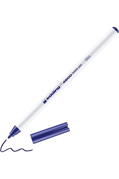 Edding 4600 1.0mm Tekstil Kumaş Kalemi Mavi / 003