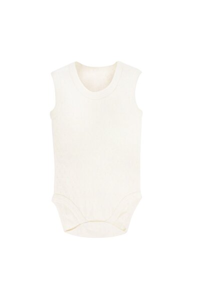 Sema Baby Jacquard Strap Badi (Body) - White 12-18 Months