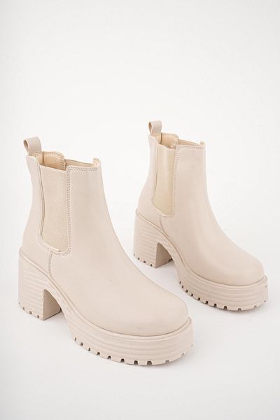 MUGGO Macha-Damenstiefel mit garantiert dicker Sohle und Plateauabsatz