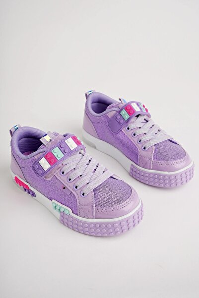 MUGGO Sonic Garantili Legolu Bağcıklı Ve Cırtlı Ortopedik Çocuk Sneaker Spor Ayakkabı