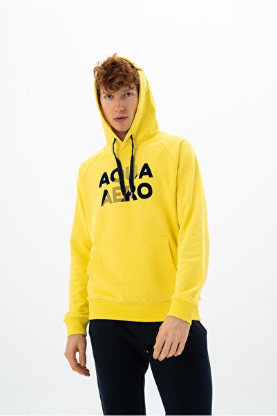 Arma Чоловічий жовтий світшот з кишенями Regular Fit K24254926001