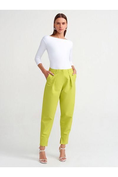 Dilvin 71304 Shalwar Trousers - Peanut Collar