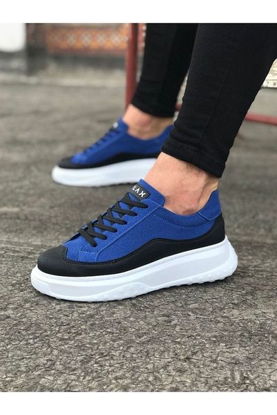 kapsulavm Black Blue Men's Shoes