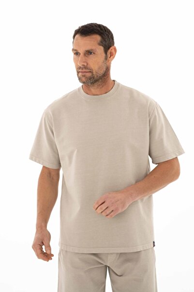 Arma Ανδρικό φούτερ σε γκρι Oversize κοντό μανίκι με λαιμόκοψη Y 25344376401