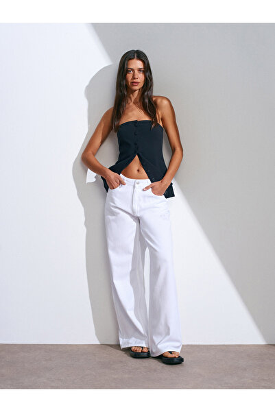 Dilvin 60549 Straplez Top-Siyah
