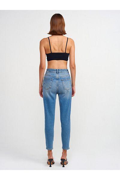 Dilvin 71682 Model - Relaxed Fit Denim Trousers