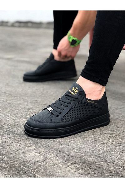 Wovna Charcoal Men's Casual Shoes