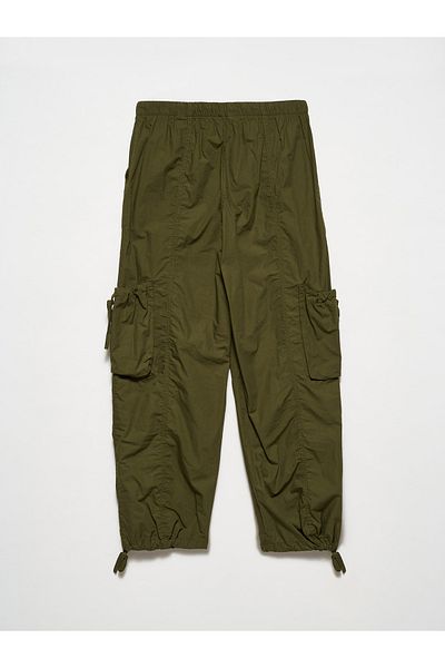 Dilvin 70992 Parachute Trousers-Khaki