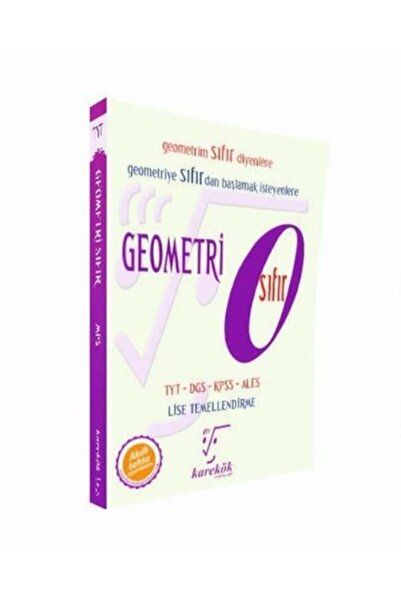 Karekök Yayınları Sıfır Serisi Geometri - 0 Yeni