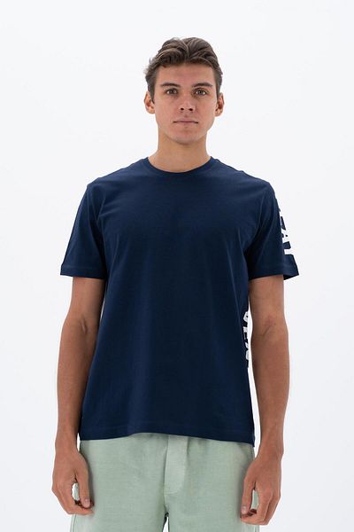 Arma Ανδρικό μπλουζάκι Navy Blue Regular Fit Crew Neck Y 25344404701