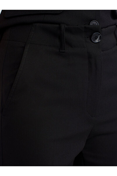 Dilvin 71309 Klasik Orta Bel Pantolon-siyah