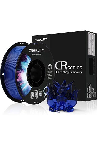 Creality Cr-petg Filament Şeffaf Mavi 1.75mm 1kg