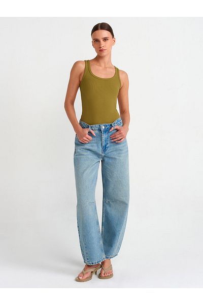 Dilvin 71465 Pantaloni din denim Sounded Balloon-Tint