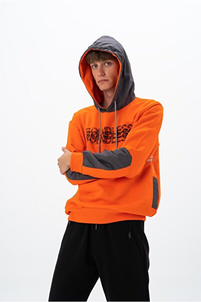 Arma Чоловічий помаранчевий світшот з кишенями Regular Fit K26254926101