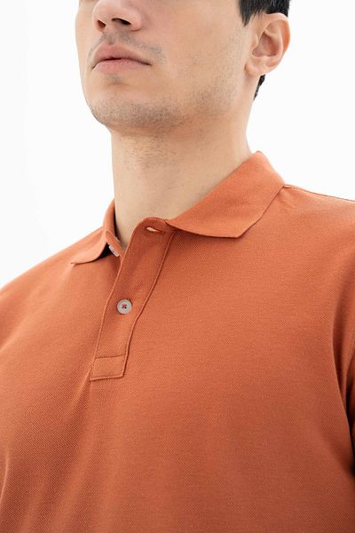 Arma Ανδρικό μπλουζάκι Polo Basic Pink Y 25374351201