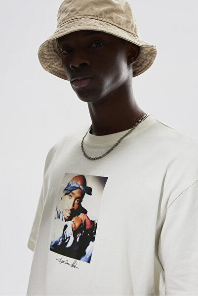 H&M Loose Fit Baskılı Tişört