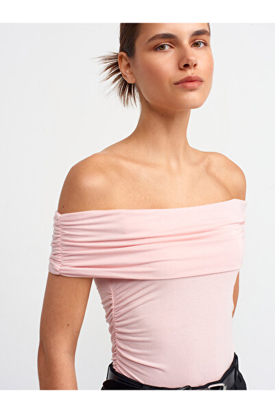 Dilvin 30902 Pulbere de minge adunată cu umăr deschis