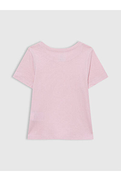 GAP Kız Bebek Pembe Logo T-Shirt