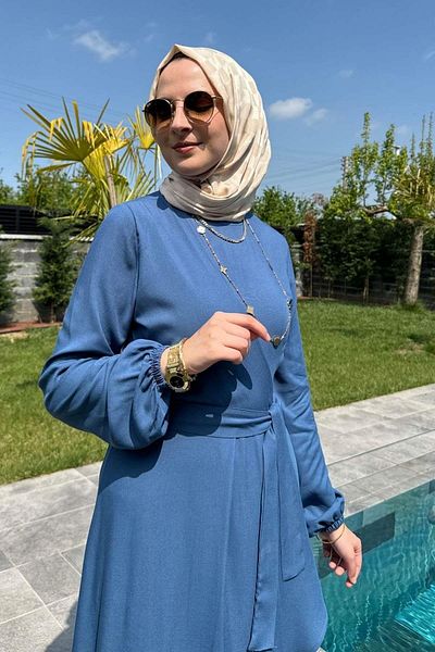 Rabia Şamlı Φόρεμα Wish Indigo