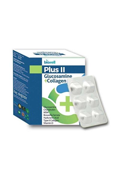 Biowell Plus II Glucosamine Collagen Type - Pack of 2 60 Capsules
